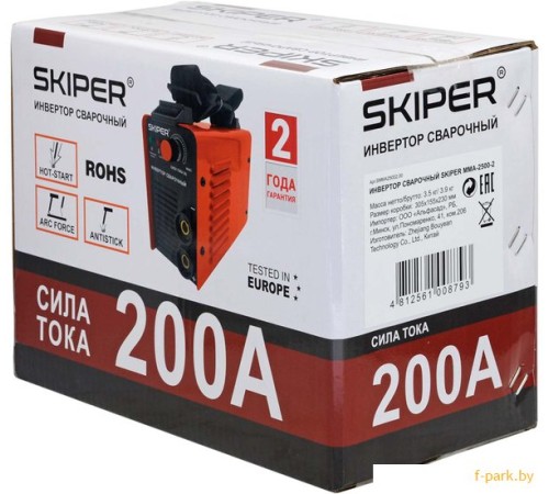Сварочный инвертор Skiper MMA-2500-16