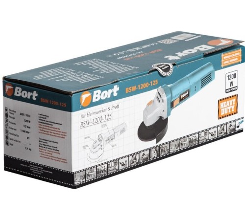 Угловая шлифмашина Bort BWS-1200-125