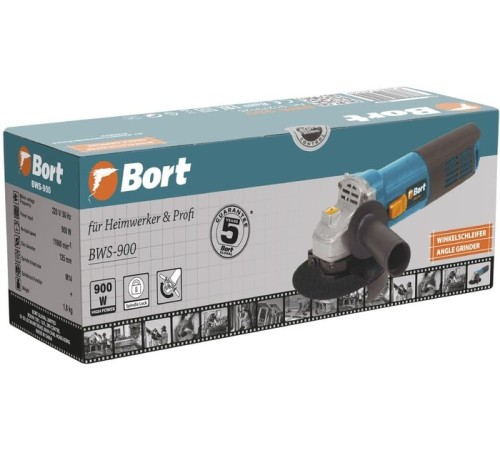 Угловая шлифмашина Bort BWS-900