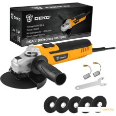 Угловая шлифмашина Deko DKAG1000 SET 063-4290
