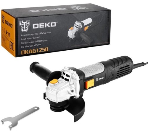 Угловая шлифмашина Deko DKAG1250