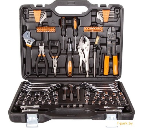Универсальный набор инструментов Bort BTK-123 (123 предмета)