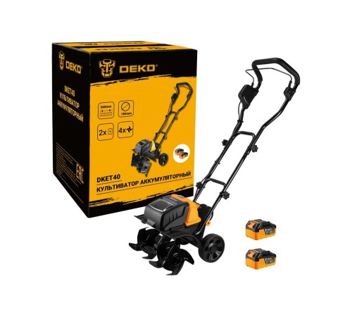 Мотокультиватор Deko DKET40 065-1203 (с 2-мя АКБ)