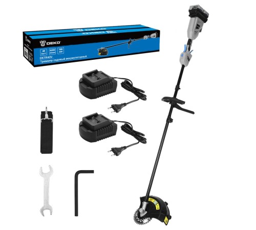 Триммер Deko DKTR40V PRO (с 2-мя АКБ)