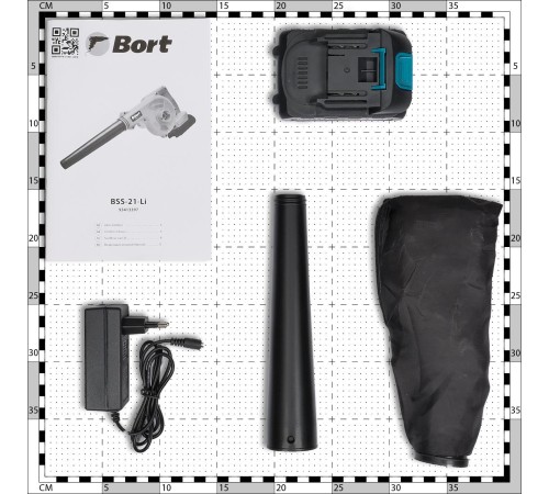 Ручная воздуходувка Bort BSS-21-LI 93413397 (с АКБ)
