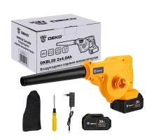 Воздуходувка аккумуляторная Deko DKBL20 SET (2хАКБ и ЗУ)