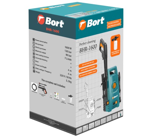 Мойка высокого давления Bort BHR-1600