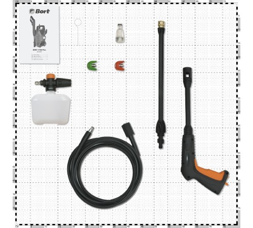 Мойка высокого давления Bort BHR-1700-Pro