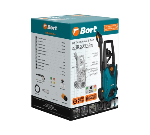 Мойка высокого давления Bort BHR-2300-Pro