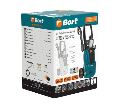 Мойка высокого давления Bort BHR-2700-Pro