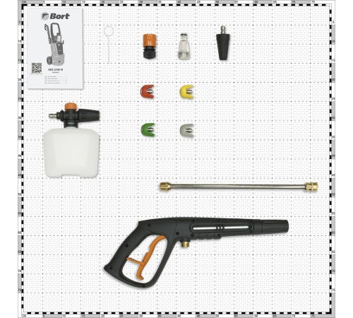 Мойка высокого давления Bort KEX-2700-R