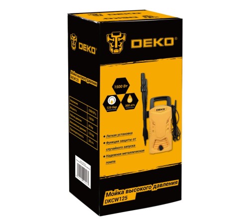 Мойка высокого давления Deko DKCW125