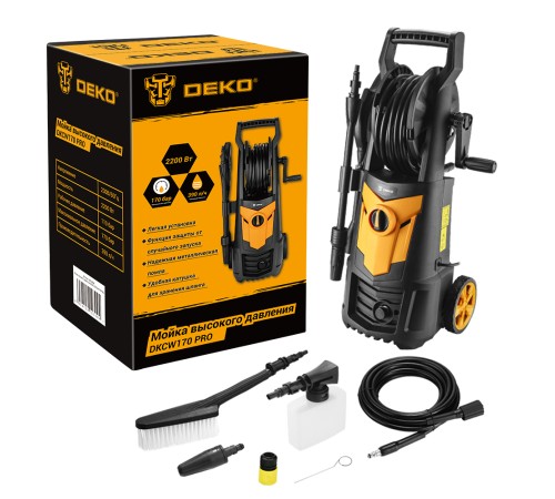 Мойка высокого давления Deko DKCW170 PRO