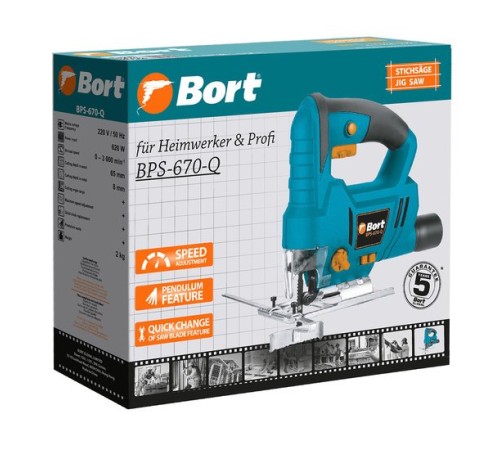 Электролобзик Bort BPS-670-Q