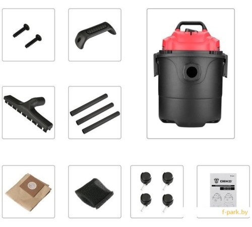 Пылесос Deko DKVC-1400-15P