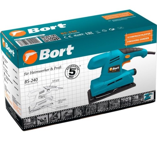 Виброшлифмашина Bort BS-240
