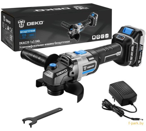 Угловая шлифмашина Deko DKAG20 (с 1-им АКБ)