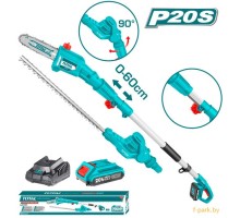 Кусторез + высоторез Total TPTS201681 (с 1-м АКБ)