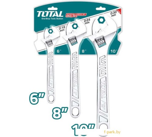 Набор ключей Total THTK1013 (3 предмета)