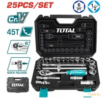 Универсальный набор инструментов Total THT121251 (25 предметов)