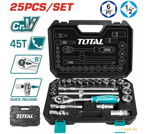 Универсальный набор инструментов Total THT121251 (25 предметов)