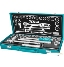 Набор трещотка с головками Total THT141253 (24 предмета)