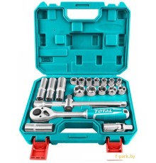 Набор трещотка с головками Total THT121201 (20 предметов)