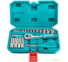 Набор трещотка с головками Total THT141201 (20 предметов)