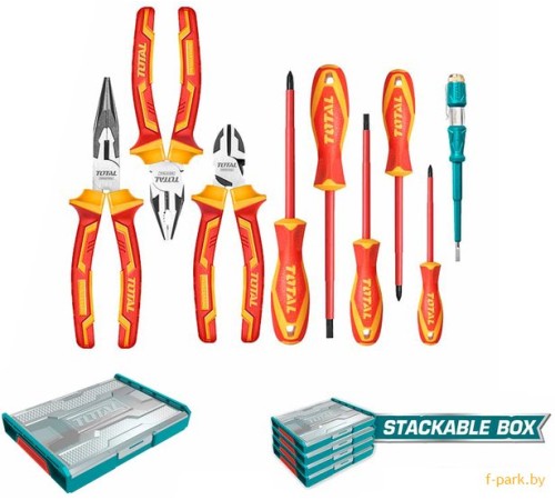 Набор отверток Total THKTV02H091 (9 предметов)