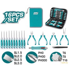 Набор отверток прецизионных Total TKTTSK0162 (16 предметов)
