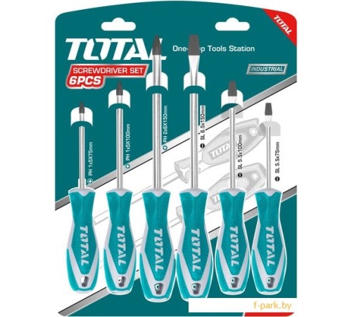 Набор отверток Total THT250606 (6 предметов)