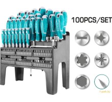 Набор отверток Total THT2506100 (100 предметов)