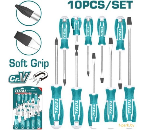 Набор отверток Total THT250610 (10 предметов)