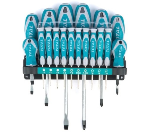 Набор отверток Total THT250618 (18 предметов)