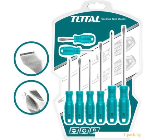 Набор отверток Total THTDC250801 (8 предметов)