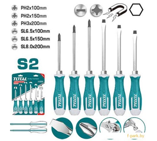 Набор отверток Total THGSS2606 (6 предметов)