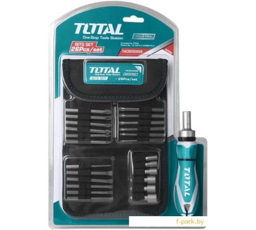 Отвертка с набором Total TACSD30266