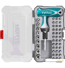Набор отвертка с битами и головками Total TACSD30476 (47 предметов)