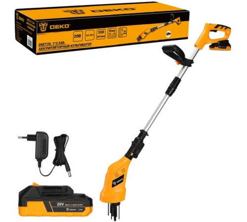 Мотокультиватор Deko DKET20 065-1215 (с 1-им АКБ)