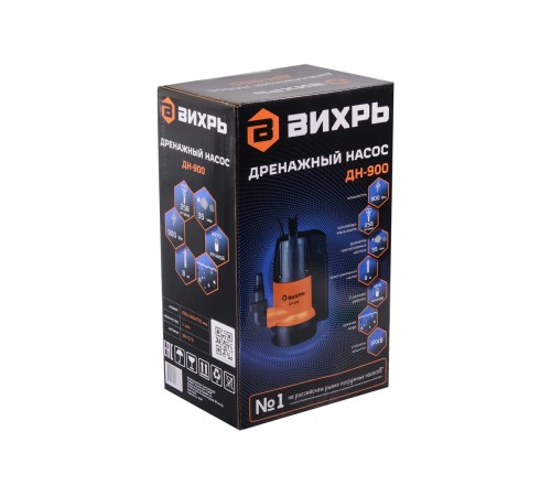 Дренажный насос Вихрь ДН-900
