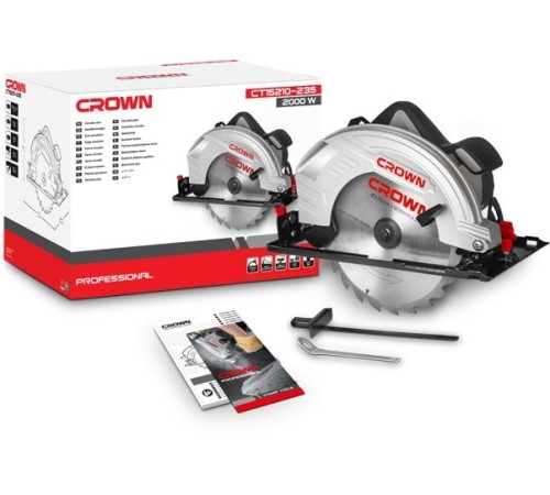 Дисковая пила Crown CT15210-235