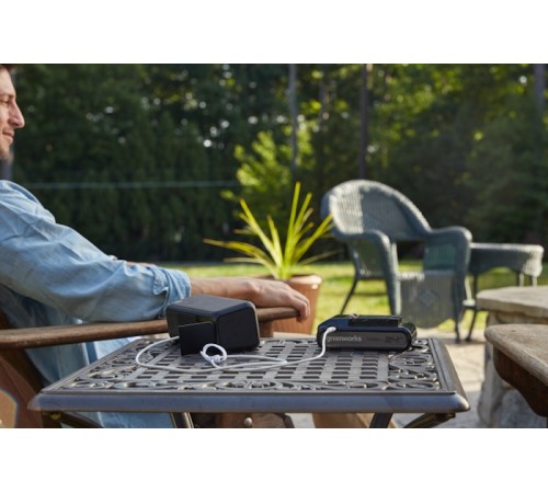 Аккумулятор Greenworks 24V 4Ач G24B4+ с двумя USB-C разъемами