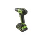 Дрель-шуруповерт Greenworks GD24DD35K2 3704007UA (с 1-м АКБ, кейс)