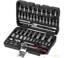 Набор трещотка с головками и битами PRO Startul Stuttgart PRO-056S (56 предметов)