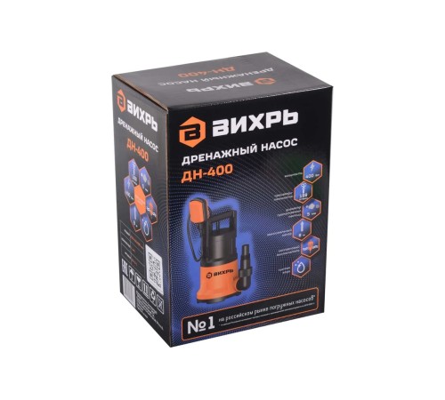 Дренажный насос Вихрь ДН-400