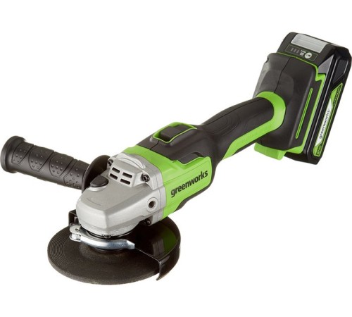 Угловая шлифмашина Greenworks GD24AGK2 3200207UA (с 1-им АКБ 2 Ач)