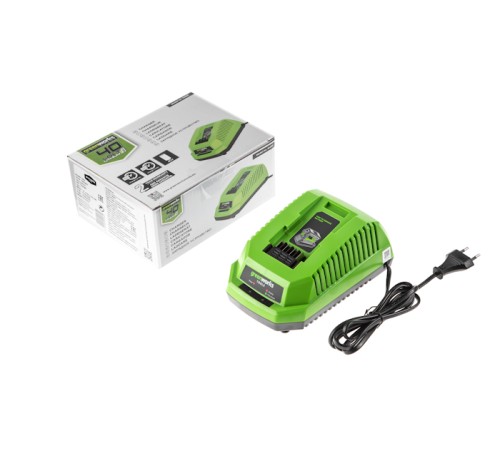 Триммер аккумуляторный Greenworks 40V G40LTK2 (1хАКБ 2Ач и ЗУ)