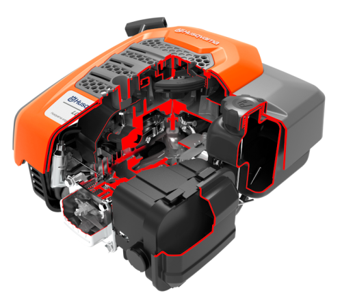 Бензиновый двигатель Husqvarna HS123A 123см3 (D=22,2 L=80)