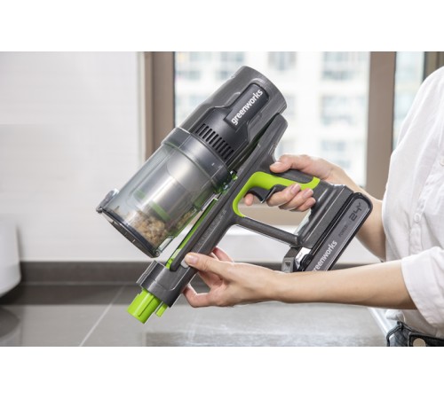 Пылесос Greenworks GD24SVK4 (с АКБ и ЗУ)