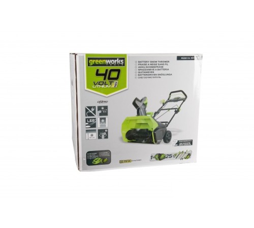 Снегоуборщик аккумуляторный Greenworks GD40SB